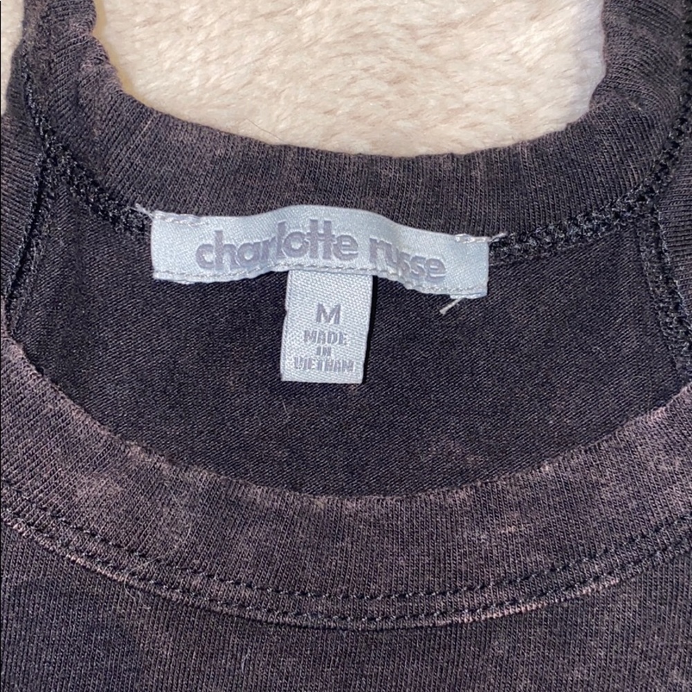 Charlotte Russe Crop Top Medium - Picture 3 of 4